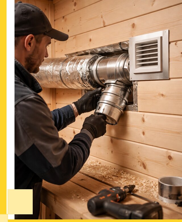 Монтаж вентиляции бани в Солнечногорске от 12490 р. | ЭриданСлн