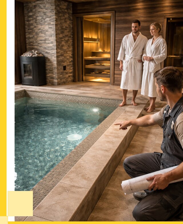 Проект бани с бассейном под ключ в Солнечногорске от 67652 р. | ЭриданСлн