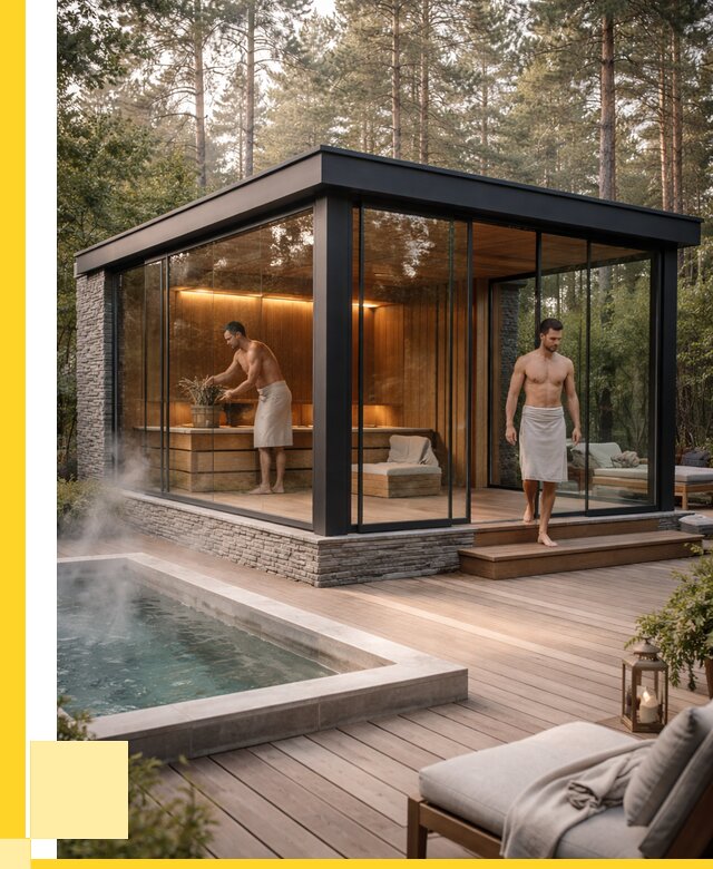 Стеклянные бани и двери в Солнечногорске от 468360 р. | ЭриданСлн