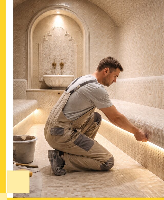 Отделка хамамов под ключ в Солнечногорске от 5724 р. | ЭриданСлн