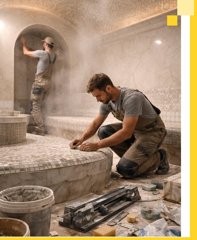 Профессиональный дизайн хамама и SPA под ключ в Солнечногорске