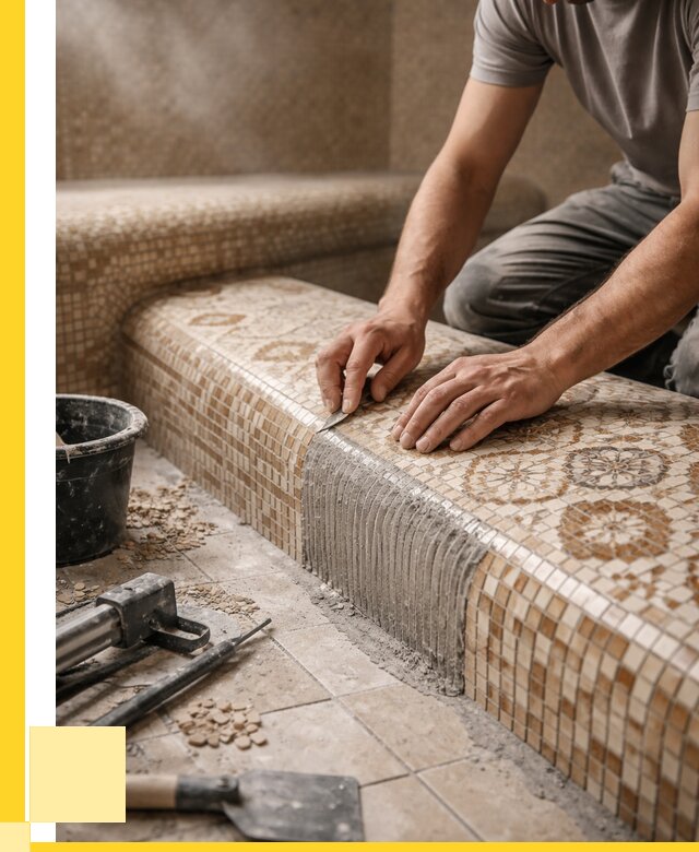 Плитка для хамама под ключ в Солнечногорске от 3643 р. | ЭриданСлн